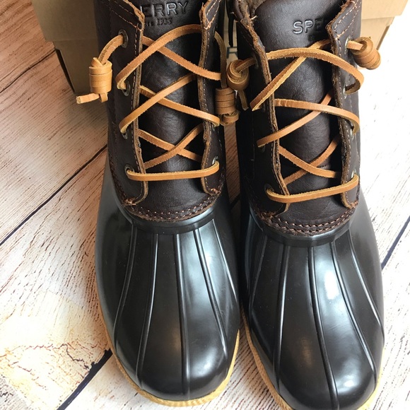 NWT/ Sperry | Saltwater women’s boots winter duck - Picture 7 of 16